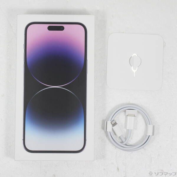 中古品〕 iPhone14 Pro Max 128GB ディープパープル MQ993J／A