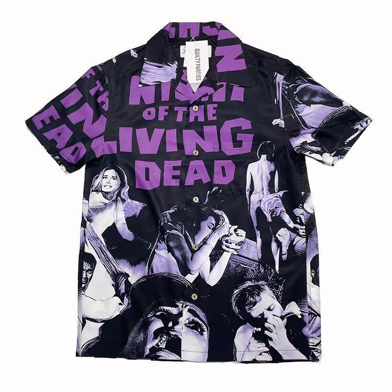 ✨極美品✨ WACKO MARIA ワコマリア NIGHT OF THE LIVING DEAD ハワイアンシャツ 半袖シャツ