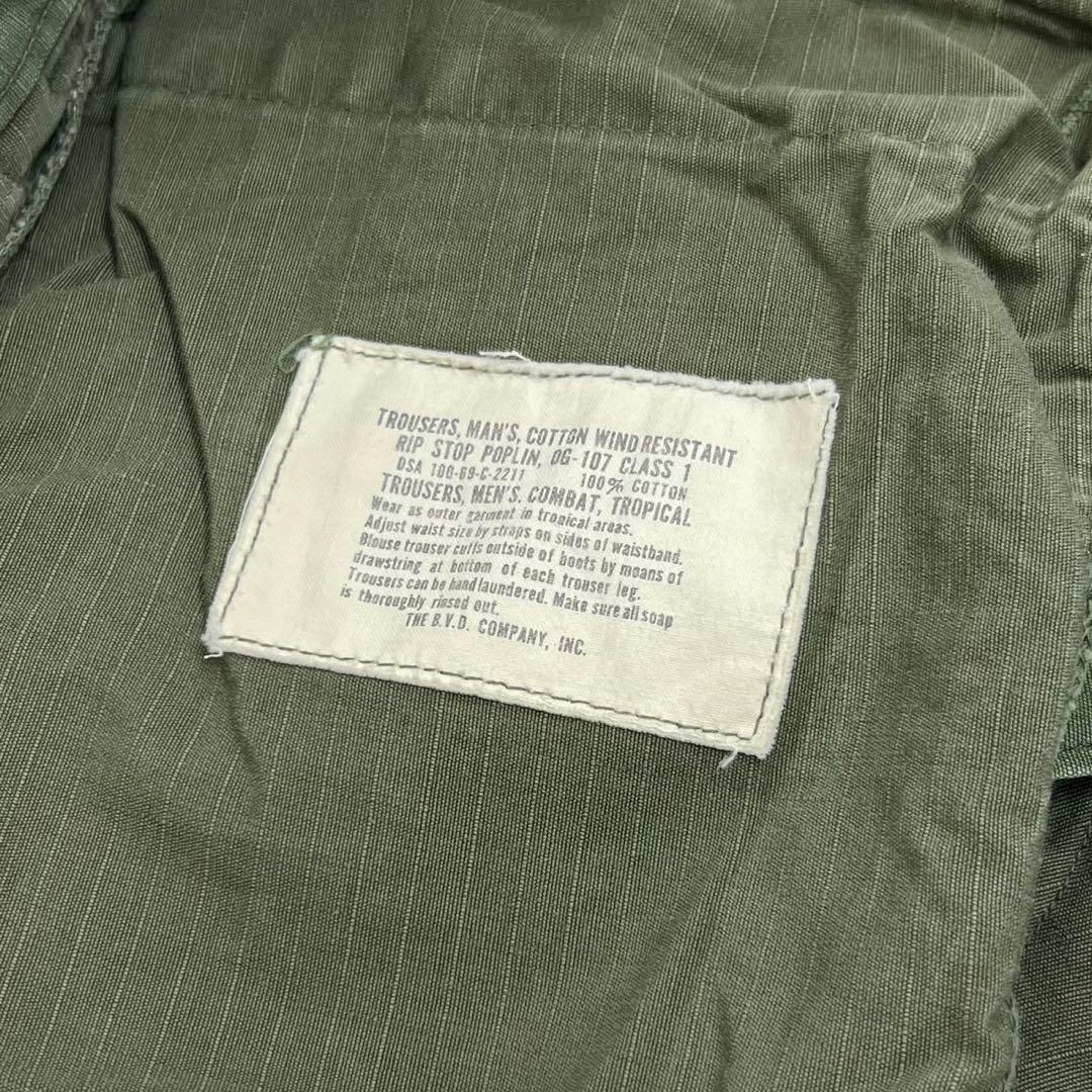 希少　アメリカ軍　ジャングルファティーグパンツ　4th SMALL 60s 古着 希少 アメリカ軍 ジャングルファティーグパンツ 4th SMALL 60s