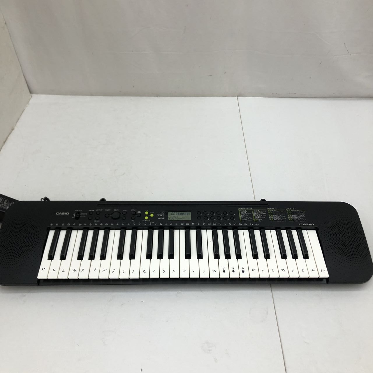 カシオ CASIO CTK-240 電子ピアノキーボード ACアダプター付き 動作