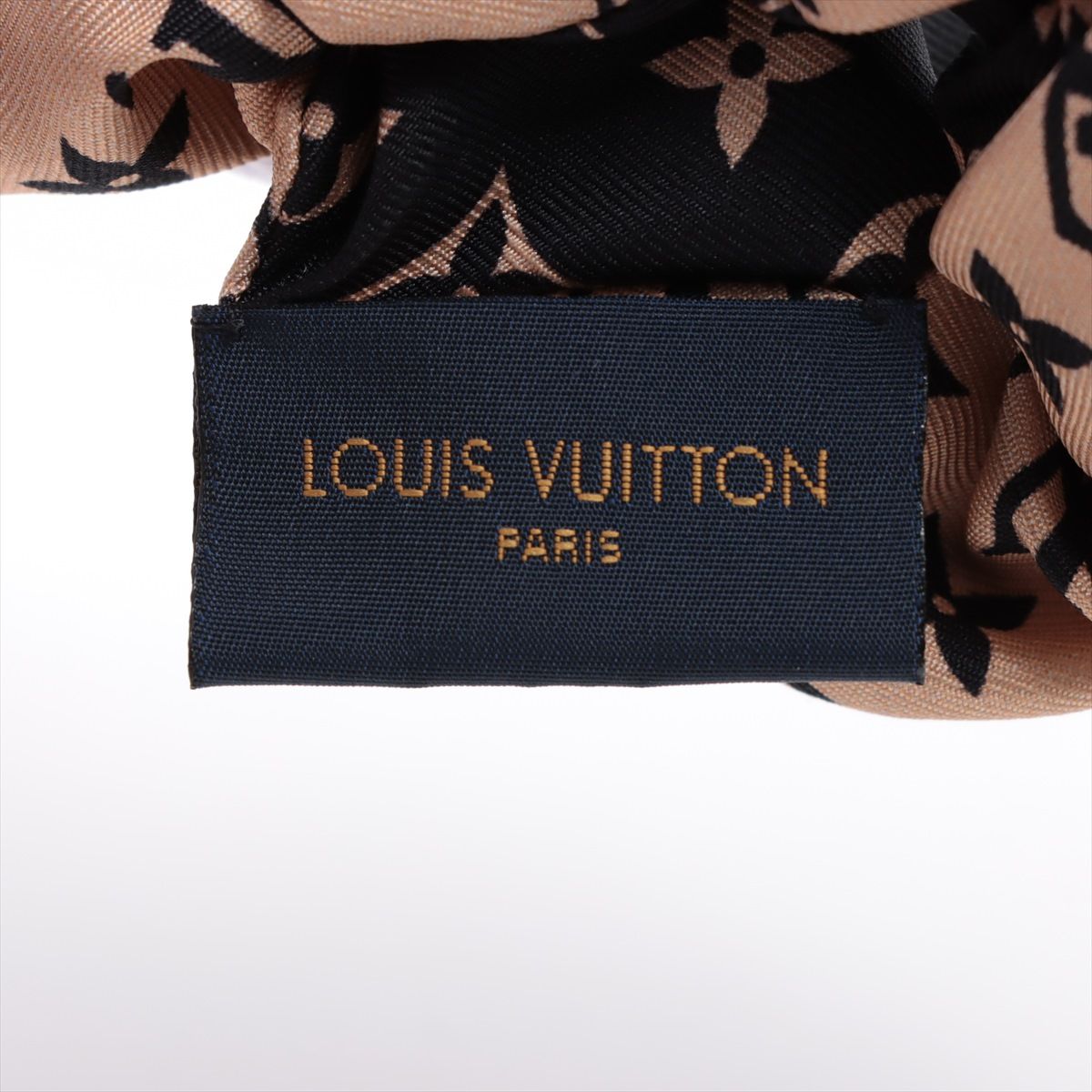 未使用 ルイヴィトン モノグラム シュシュ ビーマインドフル シルク