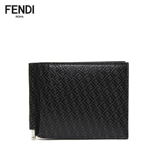 フェンディ FENDI 【即日発送】マネークリップ カードケース【ASFALTO+