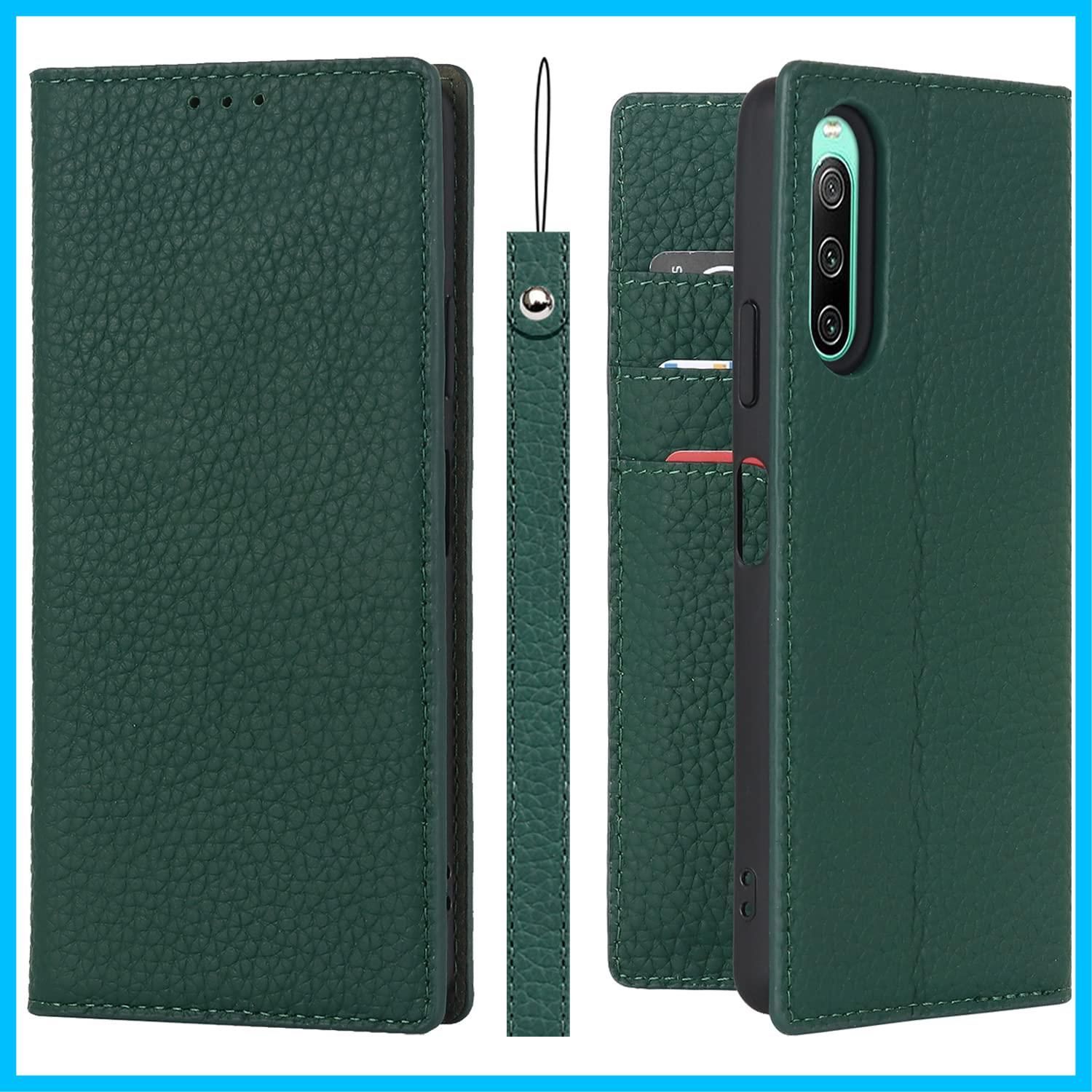 【新着商品】Pelanty 牛革製品 ケース 本革レザー 財布型カバー Sony SOG07 Xperia 10IV カード収納 Xperia スタンド機能 内蔵マグネット 手作り柔らかい SO-52C スマホケース ソニー エクスペリア ケー