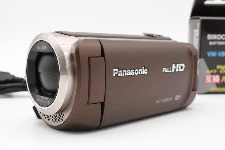 バッテリー 社外品 付き Panasonic パナソニック HDビデオカメラ 32GB ブラウン HC-W580M-T LE2025174