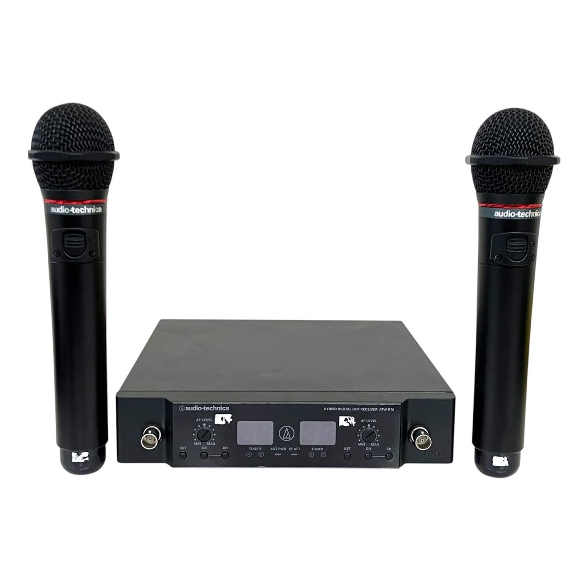 audio-technica ATW-R76 マイク ATW-T63 カラオケ機器 音響機器 ペア オーディオテクニカ 音響機材 T10049258