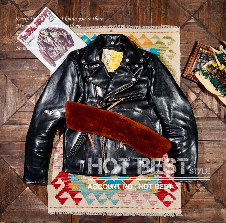 高品質イタリアンオイルレザー 緑茶芯カウハイド カーコート 牛革2057 高品質イタリアンオイルレザー 緑茶芯カウハイド カーコート