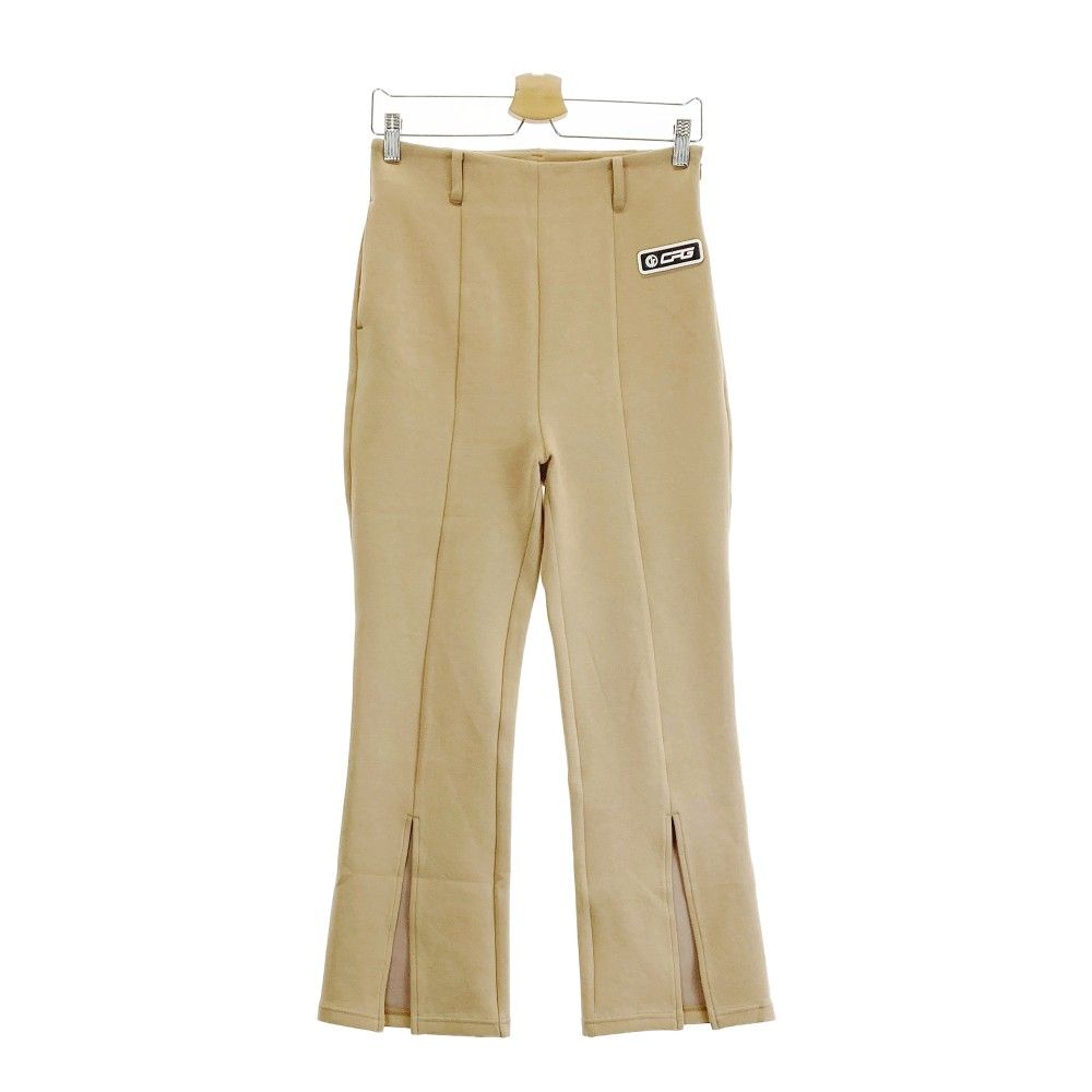 CPG GOLF ジーピージーゴルフ ベージュパンツ ロゴ入り XLサイズ