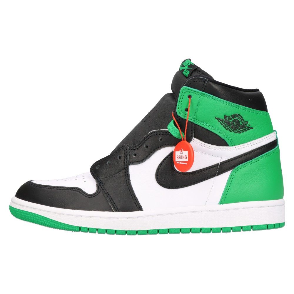 NIKE (ナイキ) AIR JORDAN 1 HI Black and Lucky Green DZ5485-031