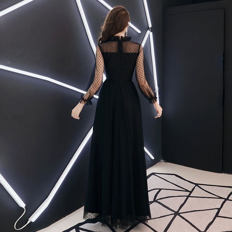 ロング ドレス ハイネック お呼ばれ ドレス パーティードレス せ 成人