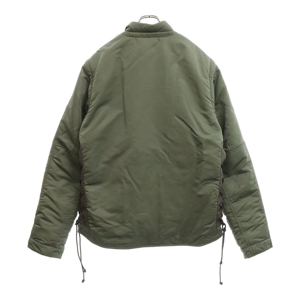 NEIGHBORHOOD ネイバーフッド 18AW FLAK N JKT 182TSNH-JKM03 2WAY ナイロンミリタリージャケット カーキ NEIGHBORHOOD (ネイバーフッド) 18AW FLAK N JKT 182TSNH-JKM03 2WAY