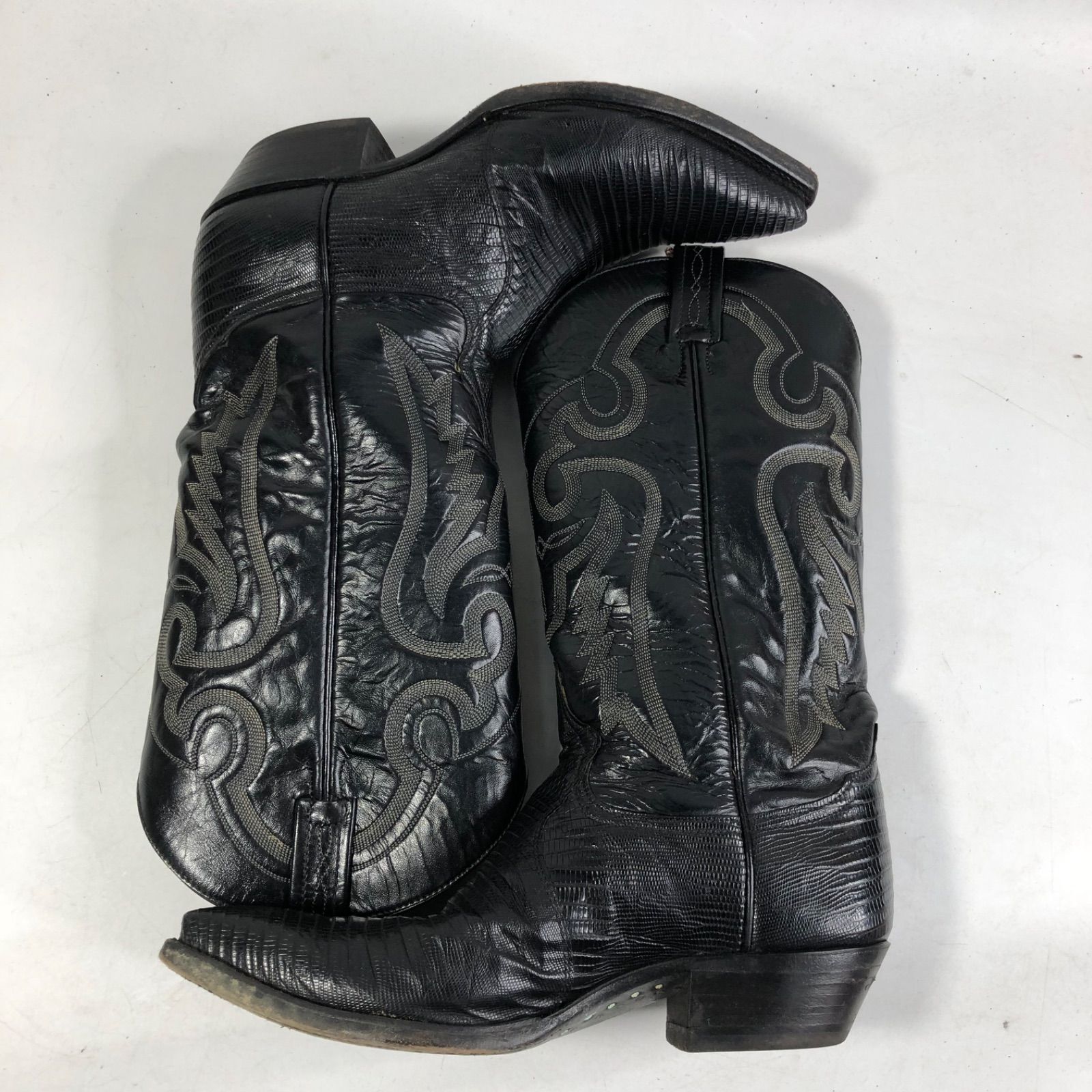 ブーツ トカゲ革