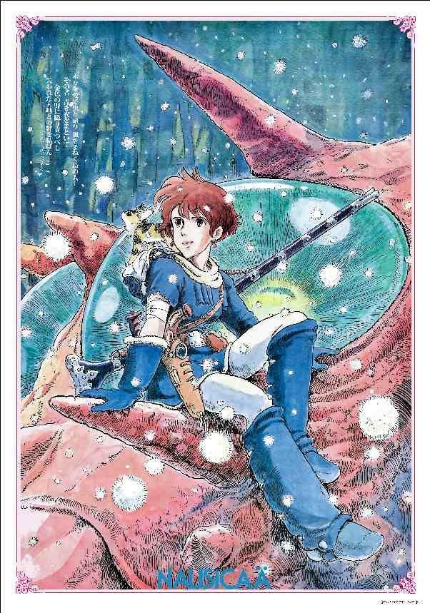 【美品！】ジブリ 風の谷のナウシカB B2サイズ　ポスター　宮崎駿 激レア】風の谷のナウシカ ポスター ジブリ 宮崎駿 B2サイズ B