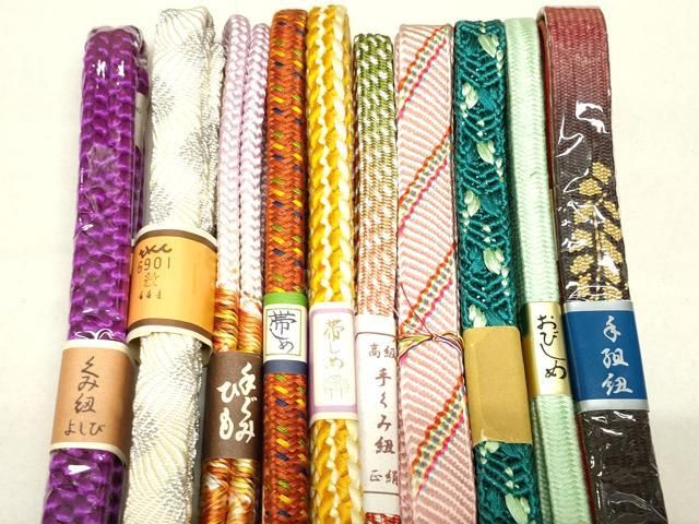 平和屋着物○和装小物 帯締め10本 逸品 未使用 DAAT0825by - メルカリ