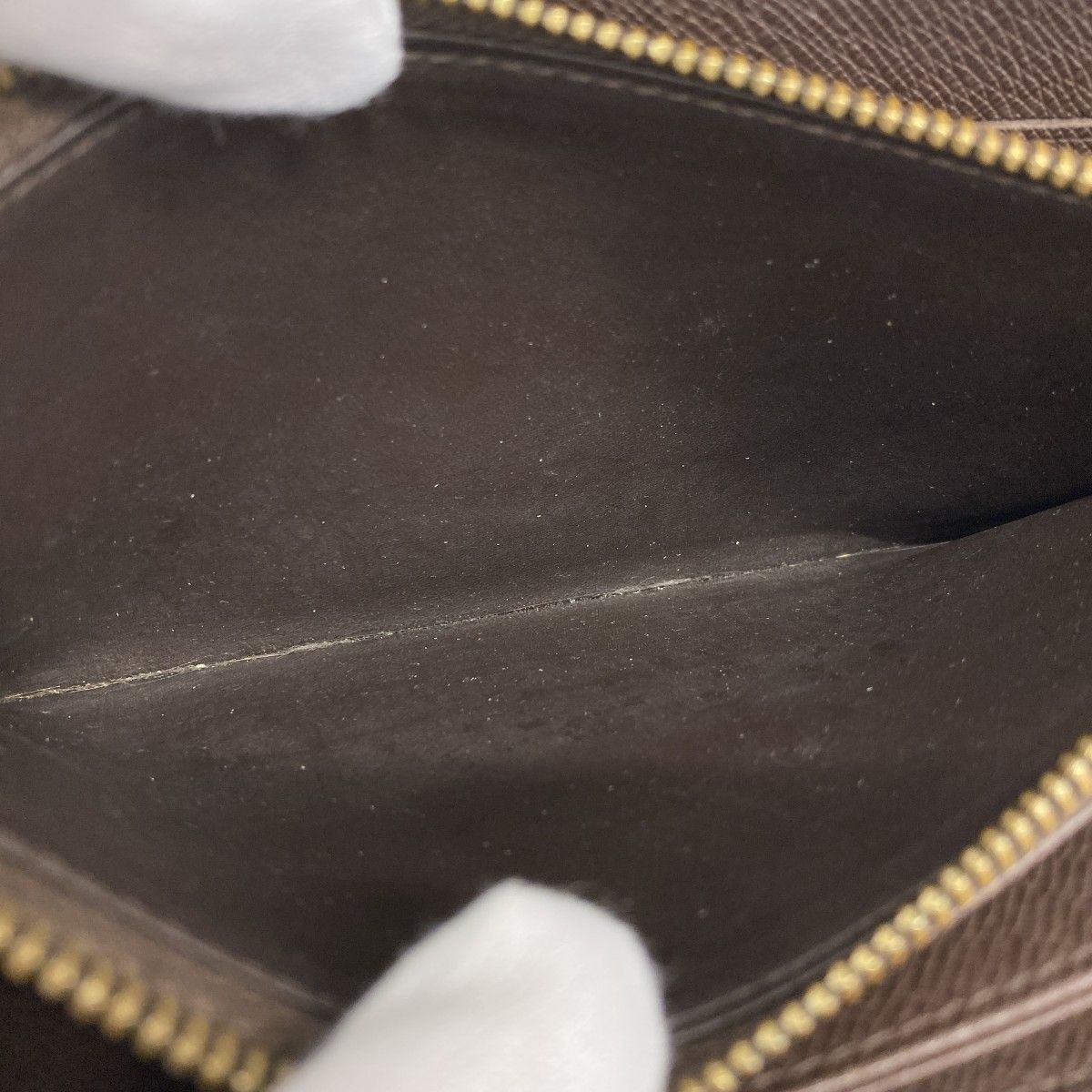 5id5212】ルイヴィトン 長財布 ダミエ ジッピーウォレット N60015  