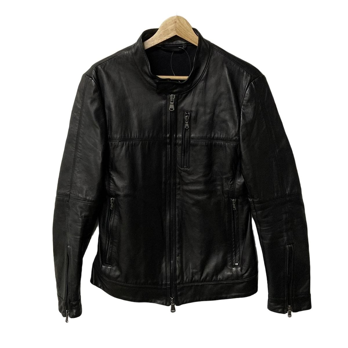 BARNEYSNEWYORK バーニーズ ライダースジャケット サイズM メンズ - 黒 長袖|レザー|オールシーズン
