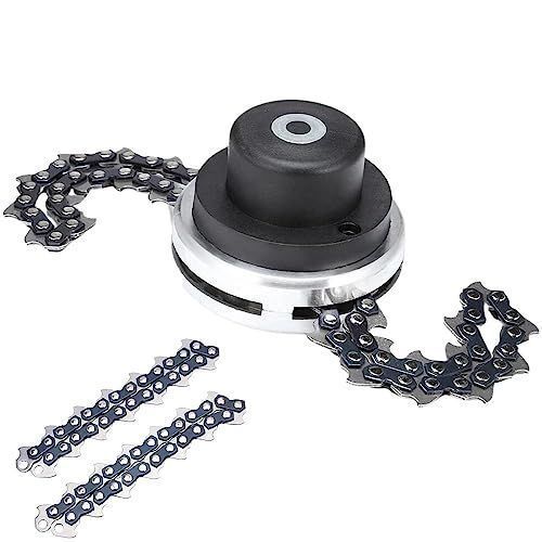 替刃付セット PLEAVIT 草刈り機 ヘッド 芝刈り機 トリマーヘッド 交換用 替え刃 チェーン (替刃付セット)