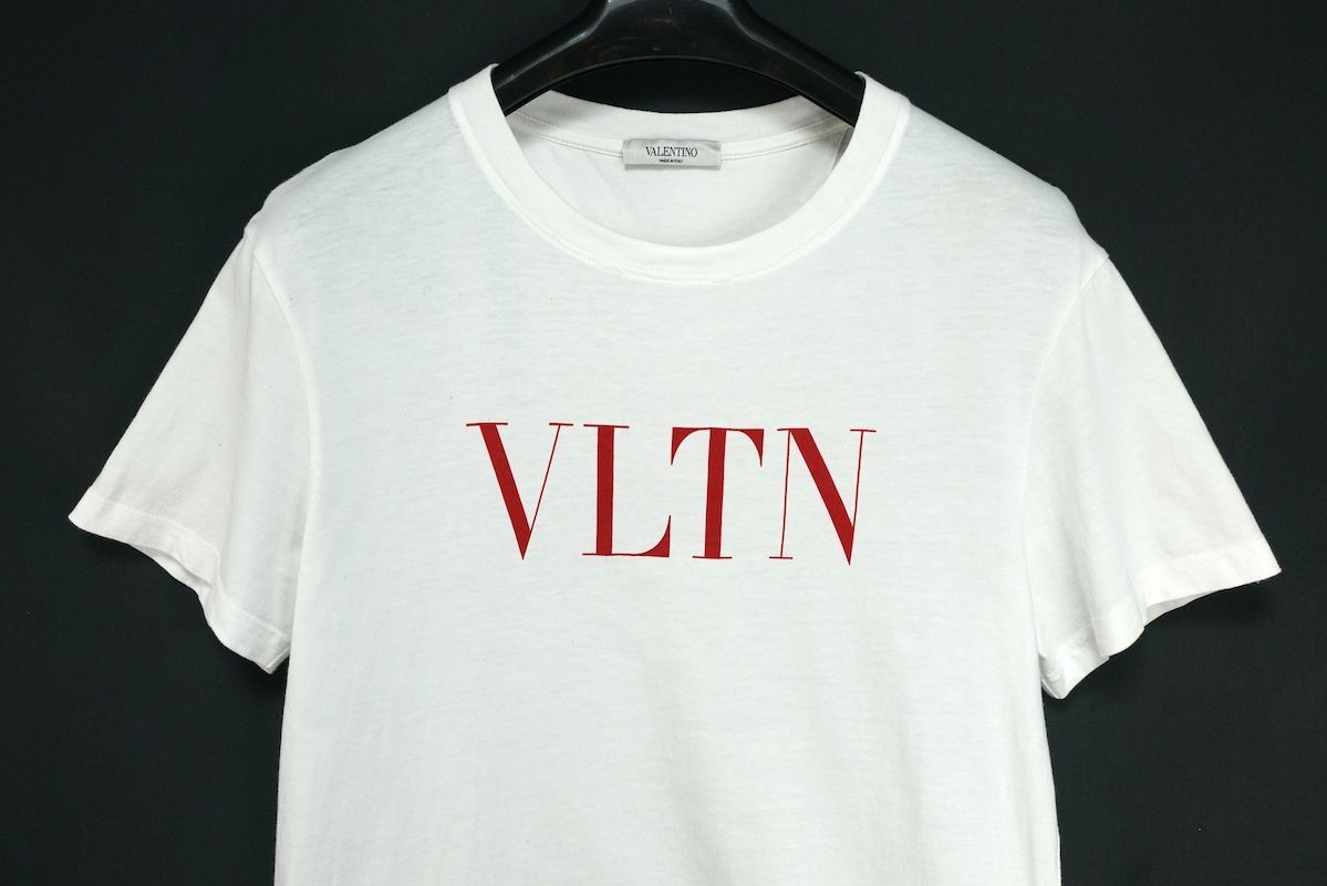 新品　レッドヴァレンティノ　バックオープン　リボン付き　Tシャツ　白ホワイト　S VALENTINO ヴァレンティノ VLTN ロゴ Tシャツ コットン ホワイト