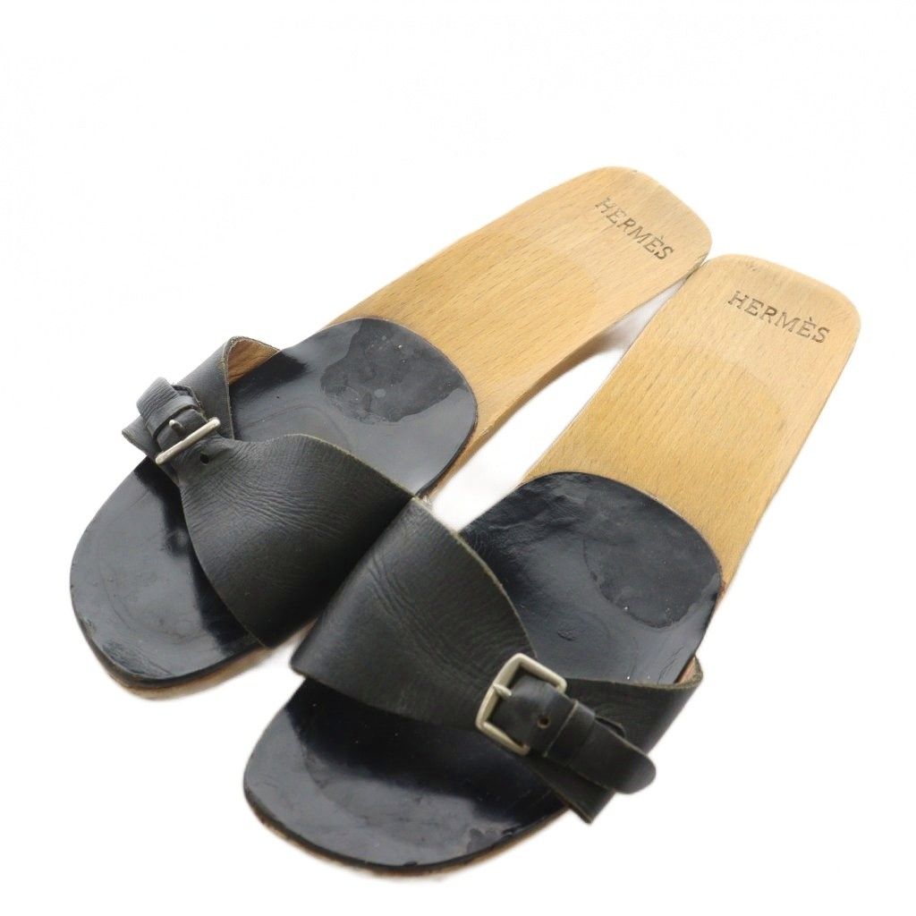 HERMES 新作 サンダル 美脚ヒール 黒 本革レザー Inconnue 85 Inconnue 85 sandal | Hermès Canada