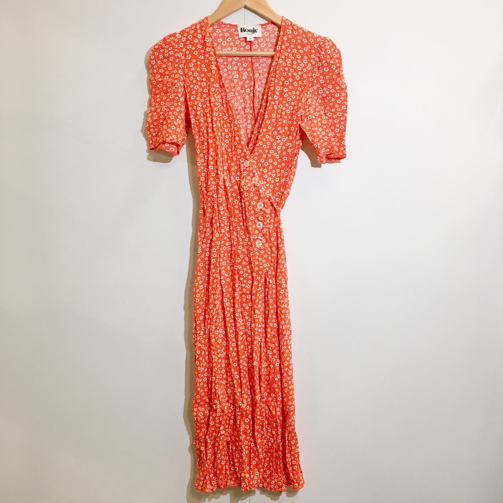 美品】Rouje PARIS 花柄ワンピース レディース Mサイズ - メルカリ