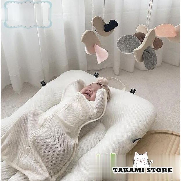 ベビー用寝具・ベッド tiffany ベビーベッド ベビークッション 持ち運び 新生児 赤ちゃん 転落