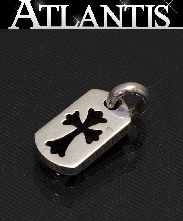 silver925 たいにーくろすドッグたグとップ しるバー925 たいにーかッとあうとくろす ドッグたグしるバー