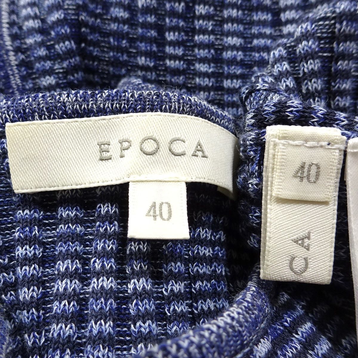 EPOCA(エポカ) スカートセットアップ レディース美品 - ネイビー ...