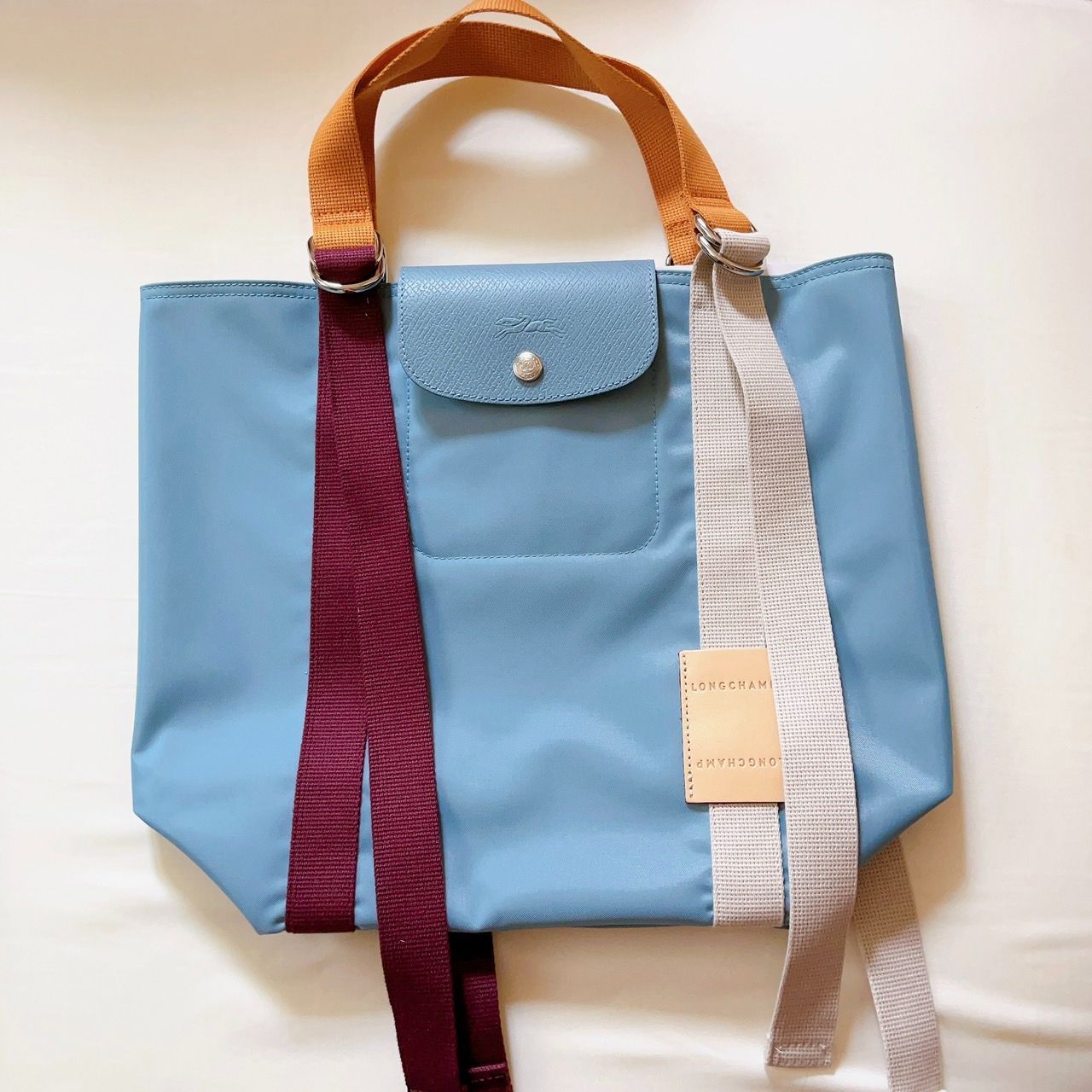 レアカラ-【限定】Longchamp ル プリアージュ リプレイ トート M