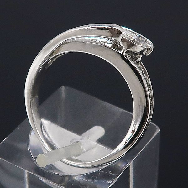 K18WG マーキス ダイヤモンド リング 11号 K18 WG ホワイトゴールド  