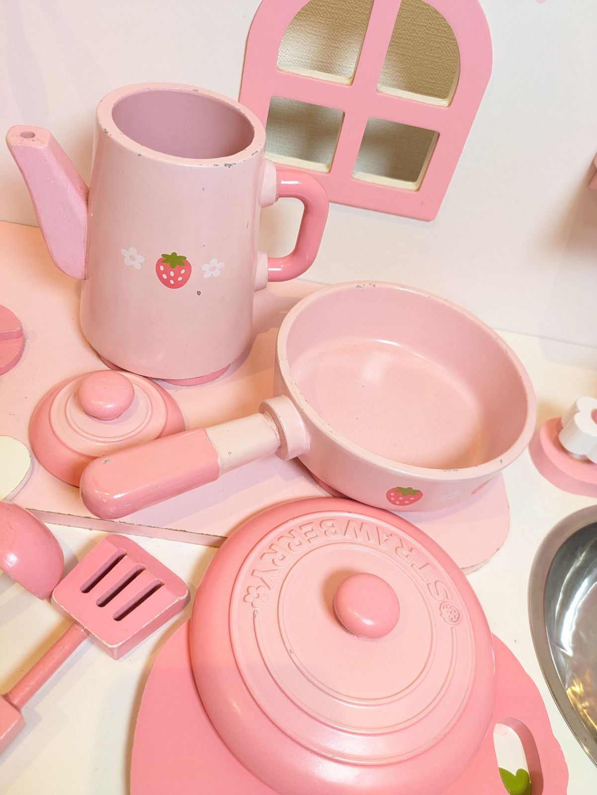 クラシックな マザーガーデン キューティー キッチン 野苺 木製 おままごと