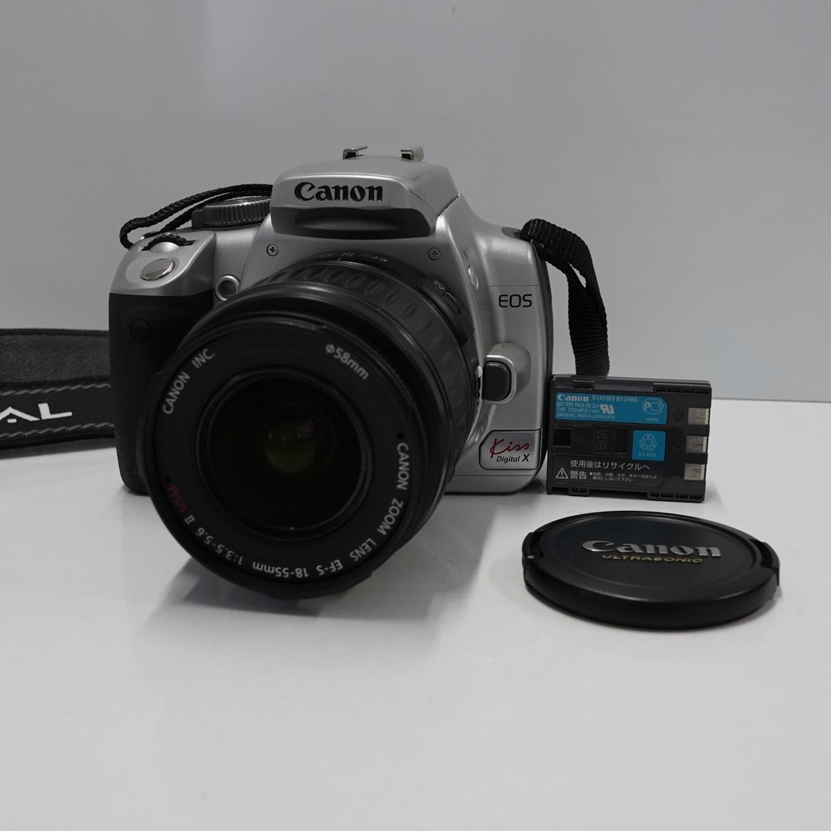 Canon EOS Kiss Digital X + EF-S18-55mm F3.5-5.6 USM USED美品 ...