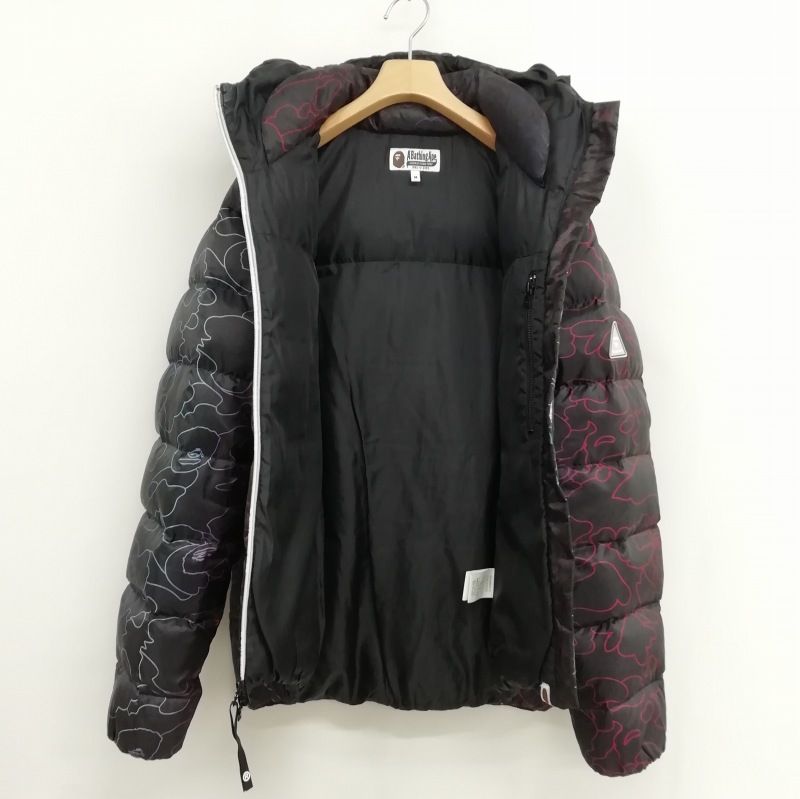 アベイシングエイプ A BATHING APE 16AW Pencil Neon Camo Hoodie Down 