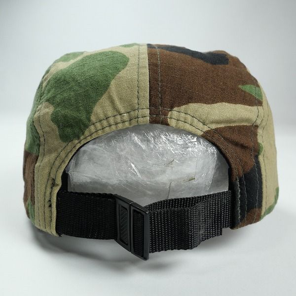 Size フリー SUPREME シュプリーム 15SS Ripstop Camp Cap Camo キャンプキャップ 緑 品-良い 20826899