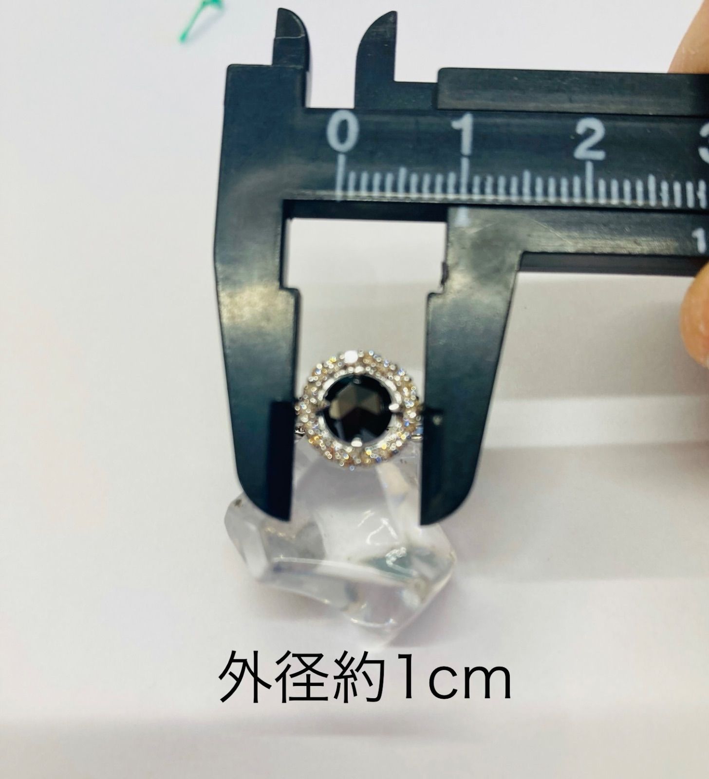 K18WGブラックダイヤモンドリング0.75ct〜ダイヤモンド0.25ct - メルカリ