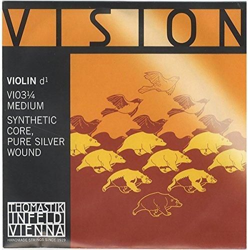 Vision ヴィジョン バイオリン弦 D線 シルバー巻 VI03 1|4