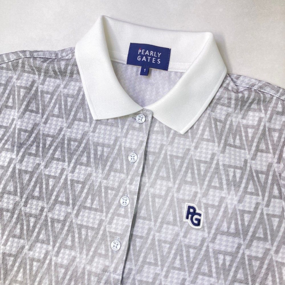 格安即決 PEARLY GATES☆オシャレなペイズリー柄シアサッカー総