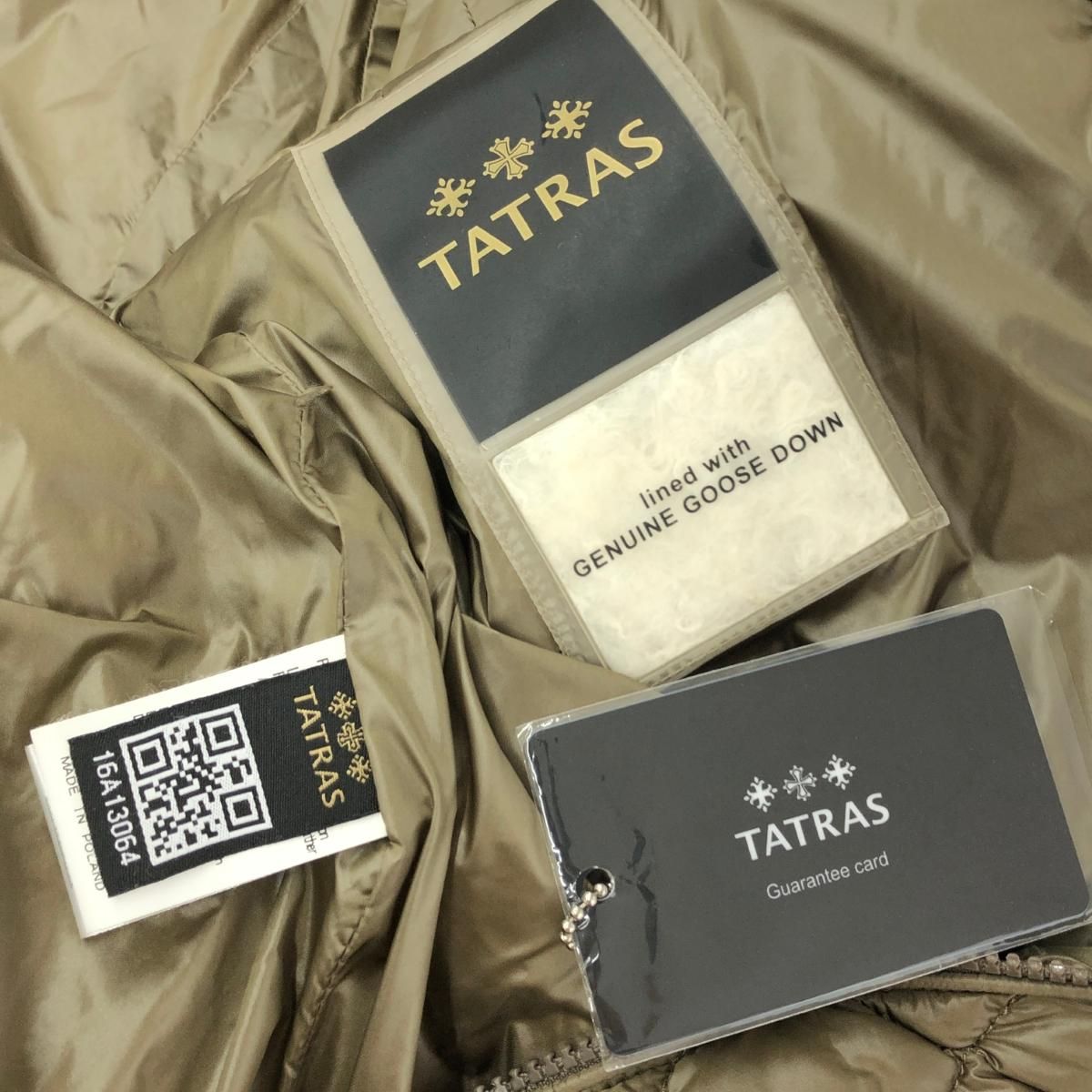 TATRAS タトラス ダウンコート サイズ:02 LTA16A4399 ゴールドカラー 