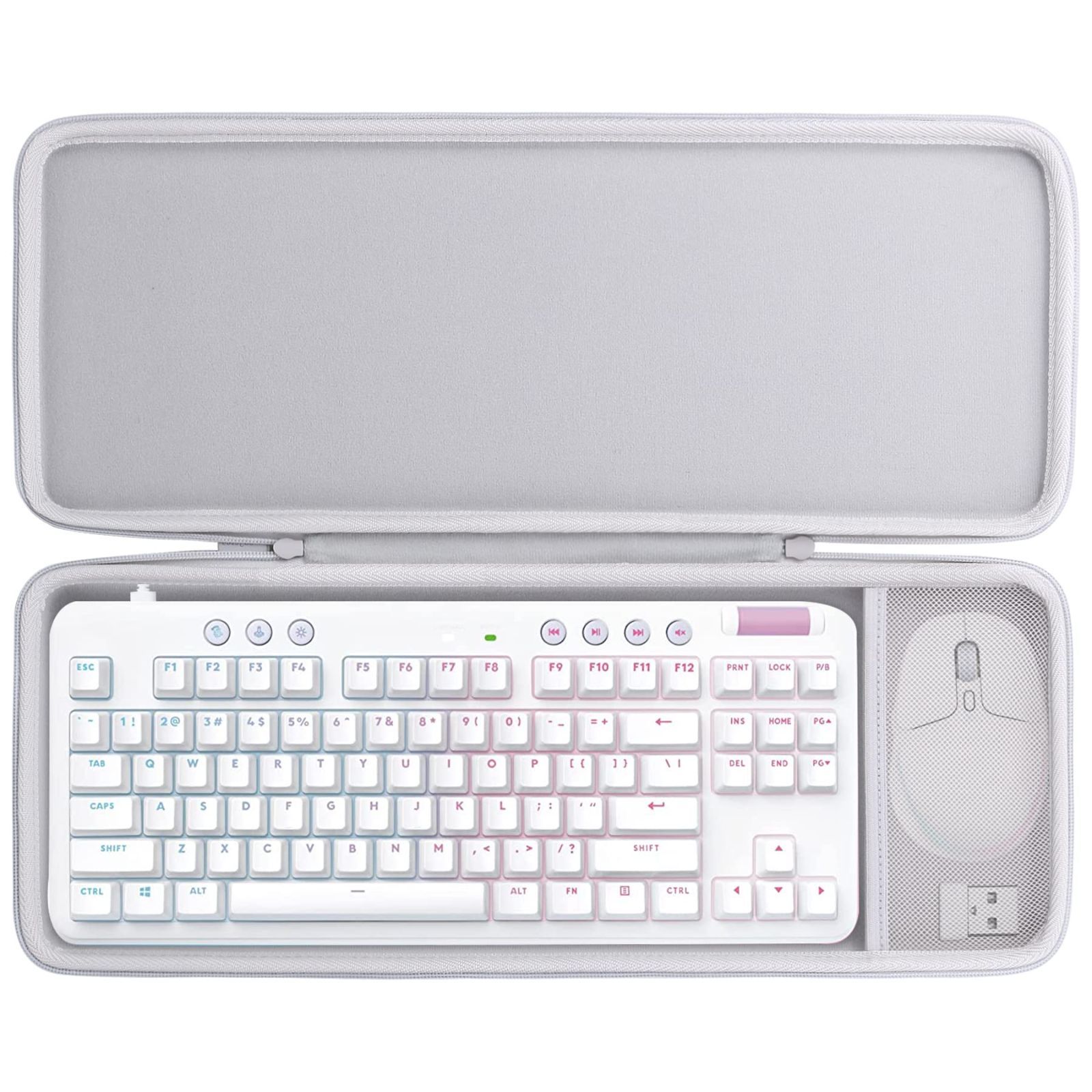 【人気商品】有線/無線 ゲーミングキーボード G G713/G715 Logicool ロジクール とマウス（ケースのみ） 収納ケース】互換品 【co2CREA