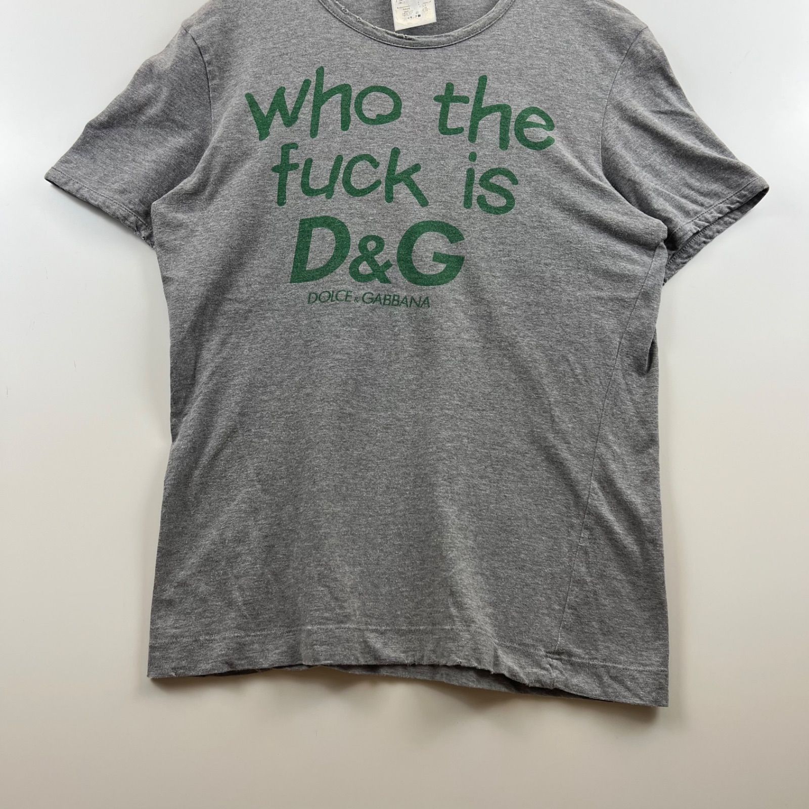 D&G DOLCE&GABBANA 00s archive FUCK Tee 46 ドルガバ ドルチェ