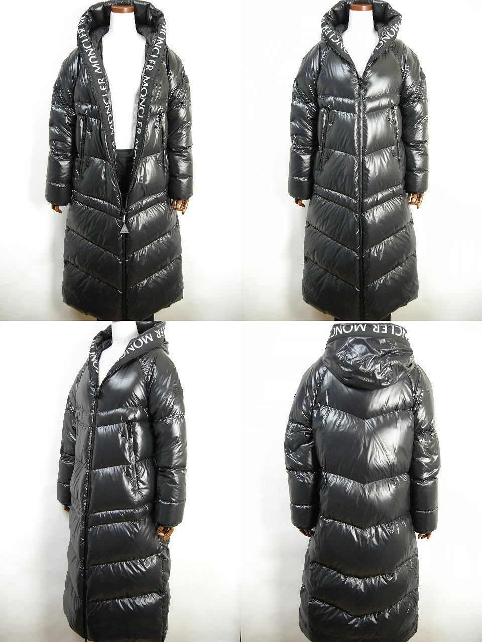 サイズ0-2□新品□モンクレール CHANON ダウンコート ブラック 