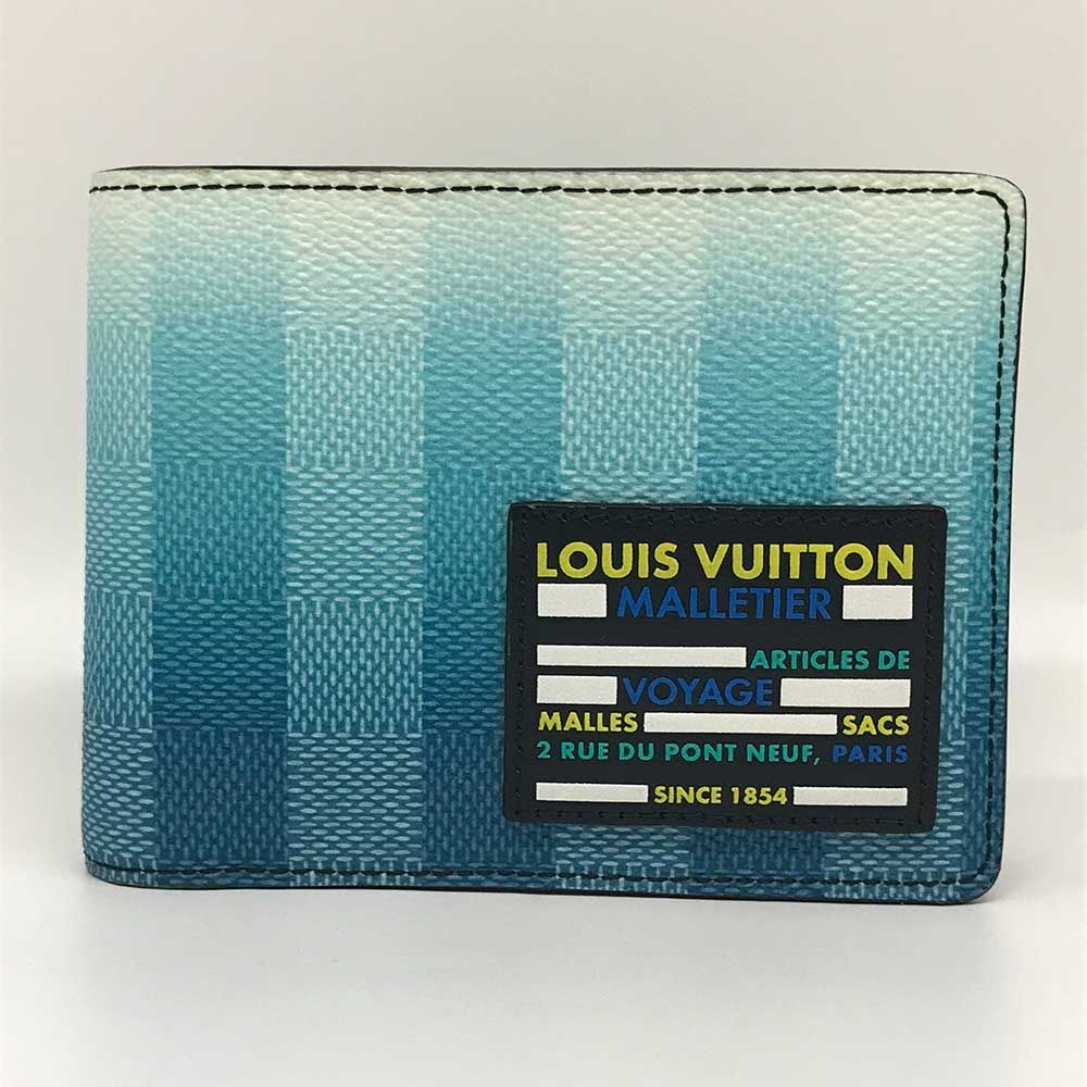 LOUIS VITTON 二つ折り財布 ダミエ ストライプ ミュルティプル A