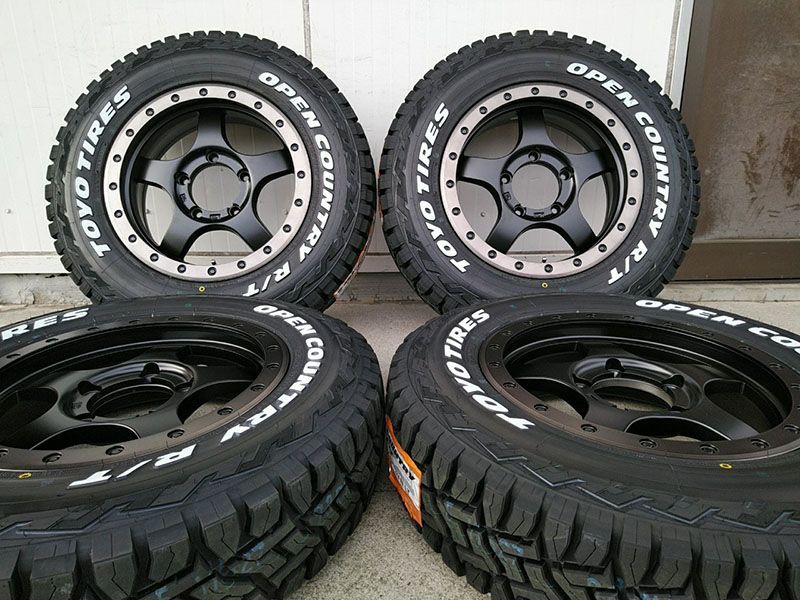 新品 5本 ジムニー 背面用付 新品 タイヤホイールセット