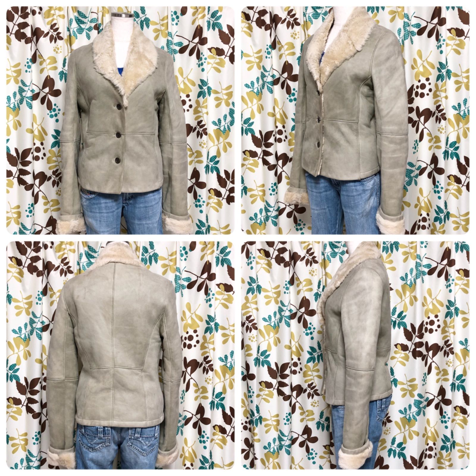 LOEWE スエード ブレザー ベージュ