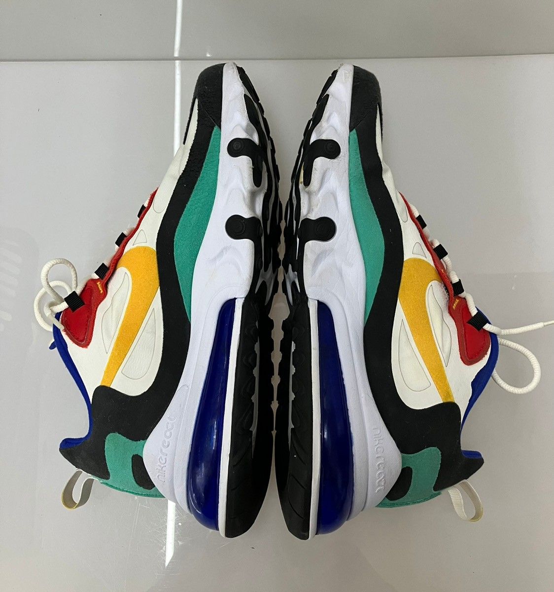 ナイキ NIKE AIR MAX 270 REACT AO4971-002 メンズ靴 スニーカー ロゴ