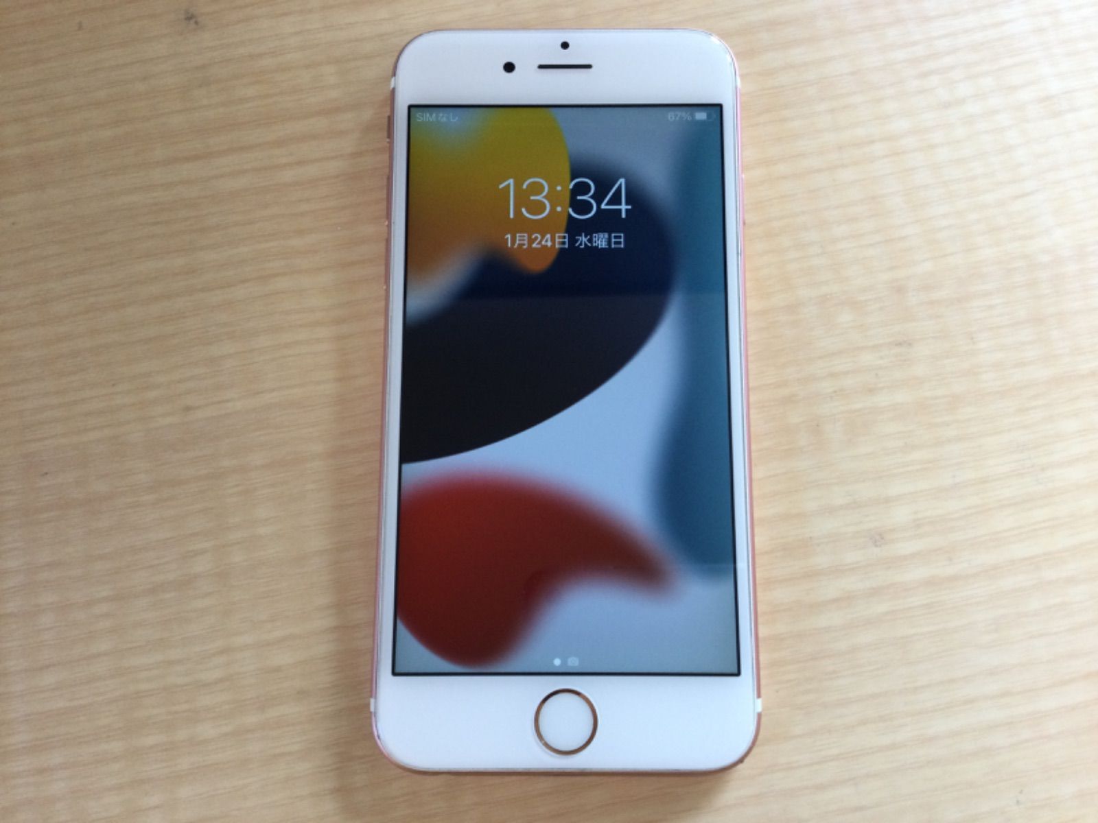 【中古品】SIMフリー　iPhone 6s 容量64GB　ローズゴールド　管理番号m044