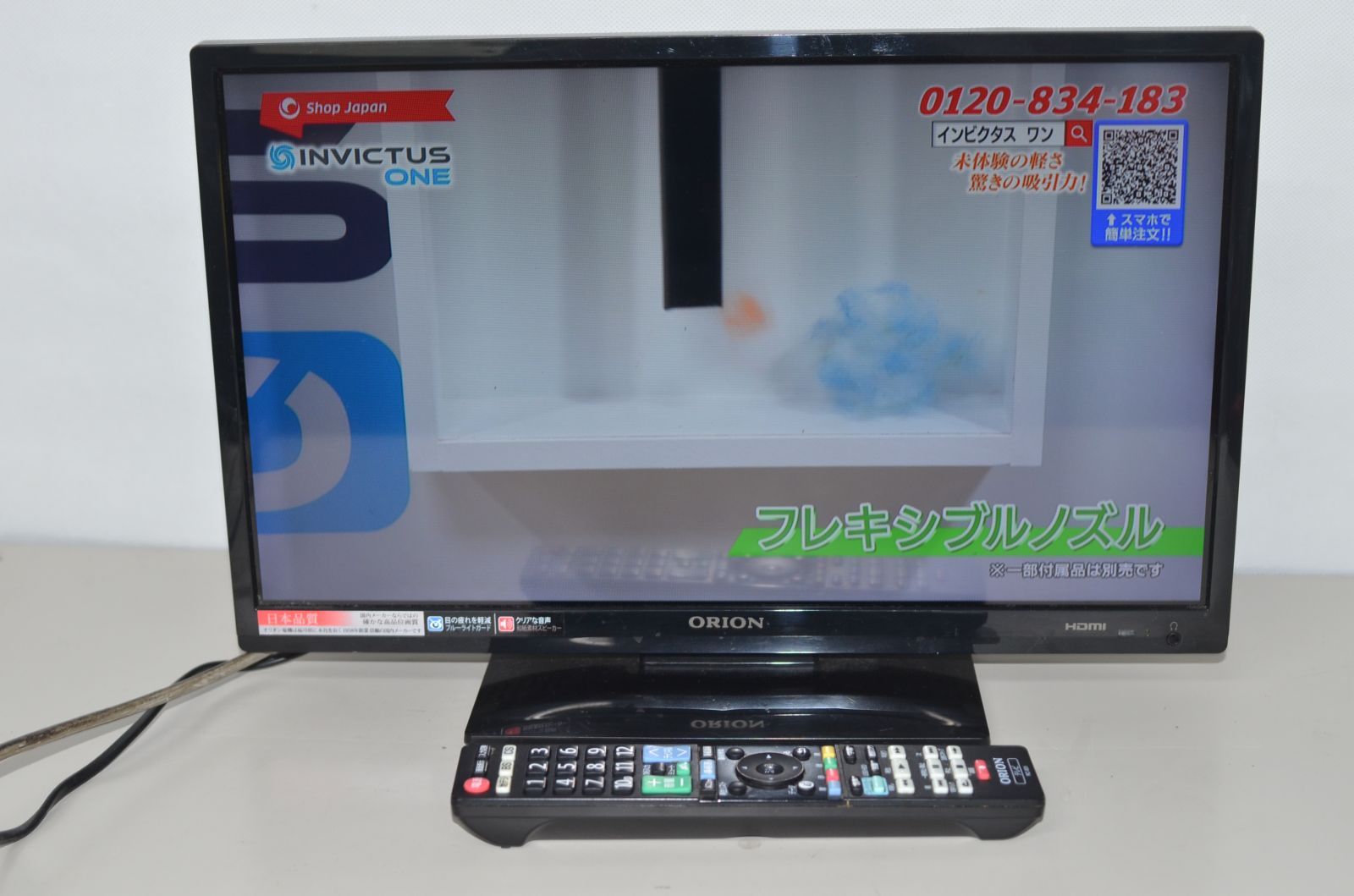 orion ビデオ付6型液晶テレビ ジャンク - テレビ