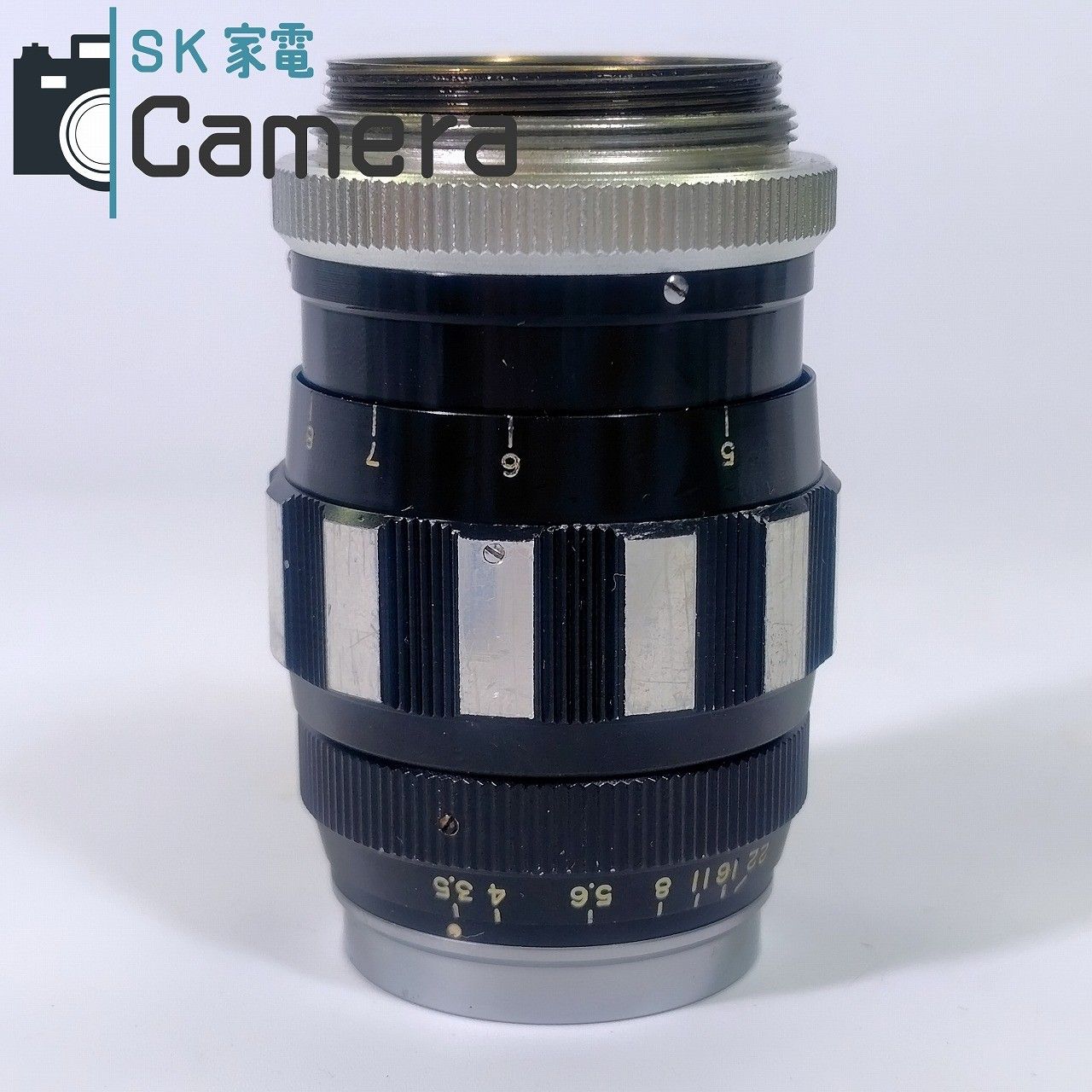希少 KOMURA 80mm F3.5 L39 コムラ ゼブラ Sankyo Koki Tokyo