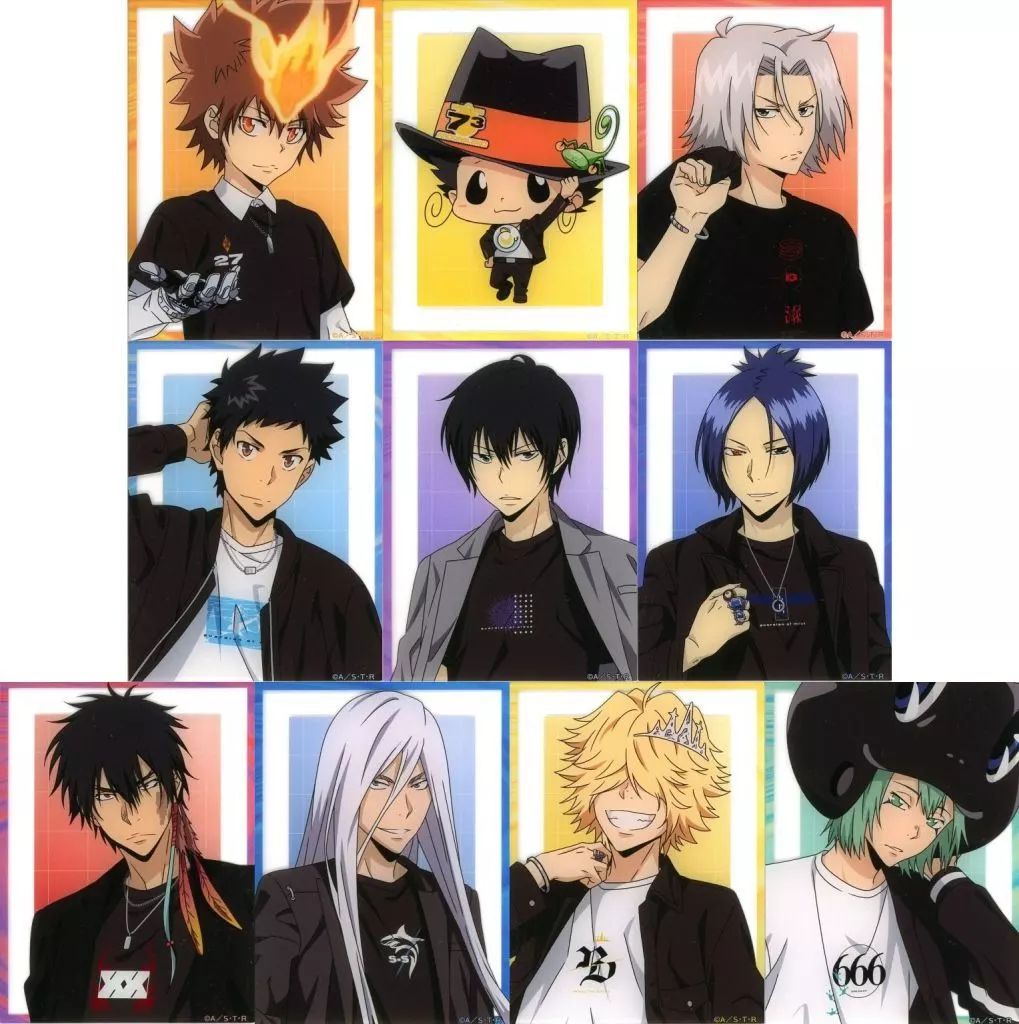 中古】キャラカード 全10種セット 「家庭教師ヒットマンREBORN