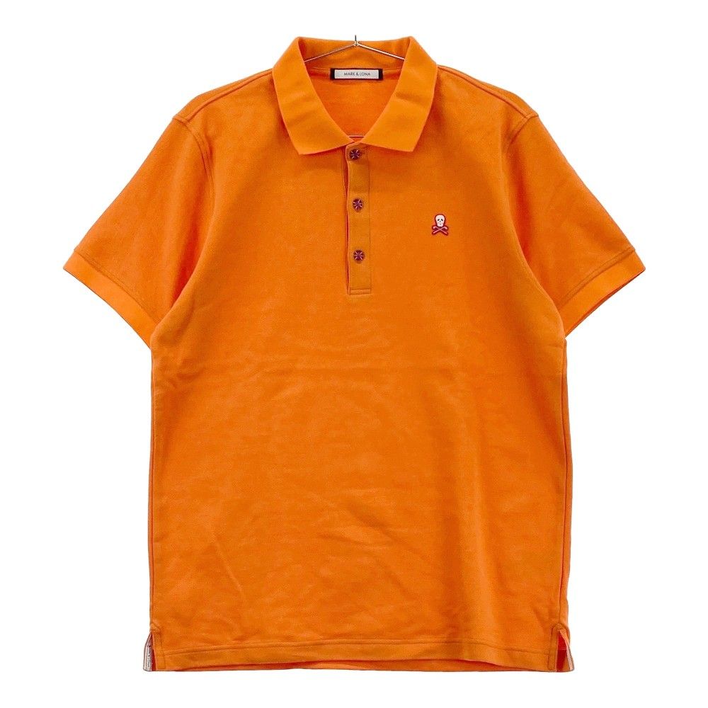サイズ：48 MARK&LONA マークアンドロナ 半袖ポロシャツ オレンジ系