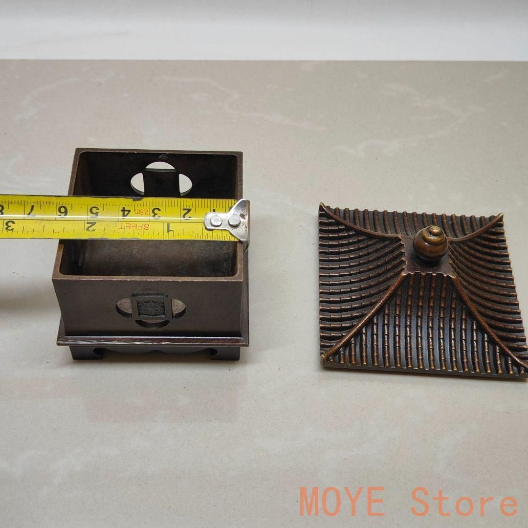 香炉 檀舎香居 室内薫香炉 茶道具 香道具 銅製品 工芸品 置物zw0829