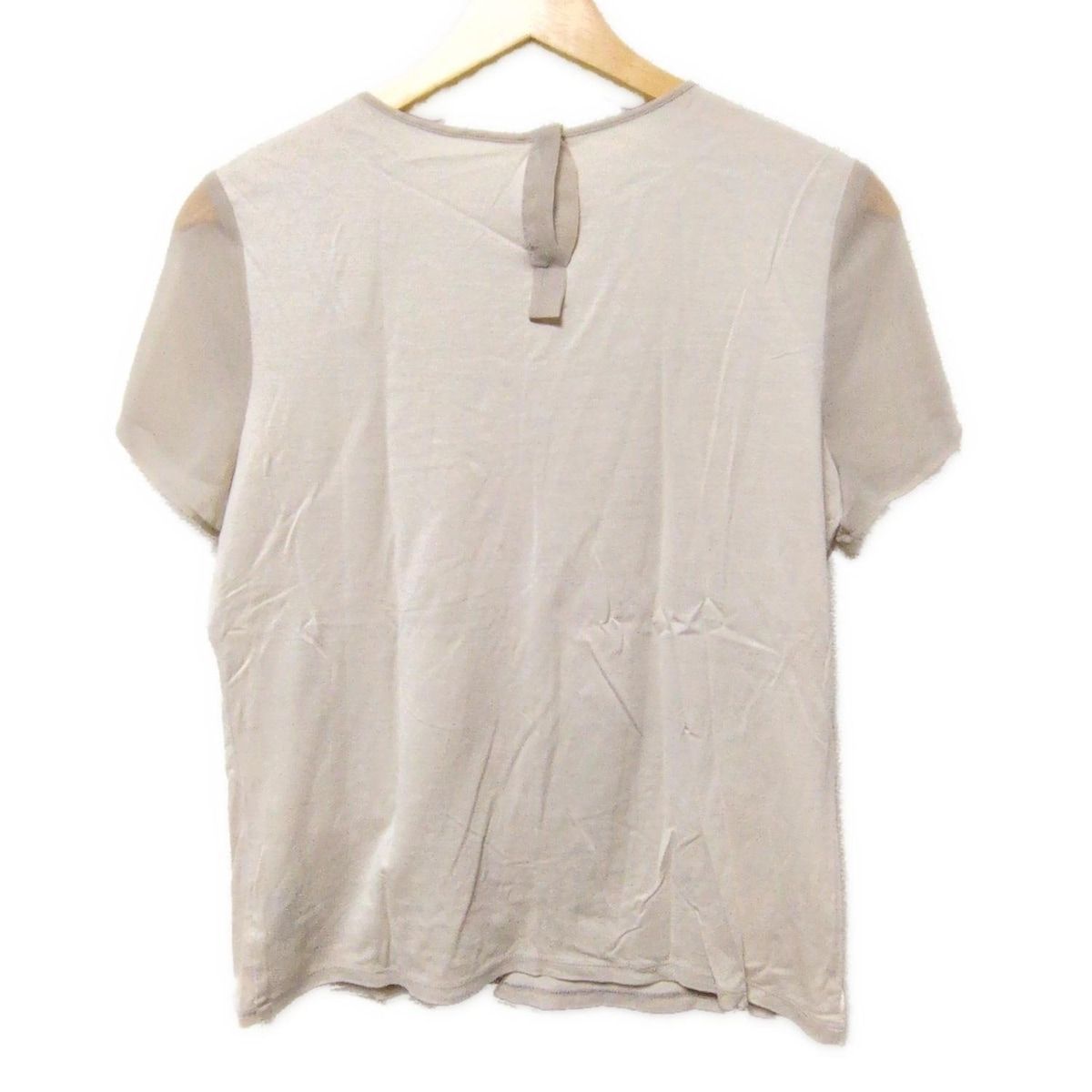 【極美品】 LANVIN ランバンコレクション 半袖カットソー 黄色 M 極美品】 LANVIN ランバンコレクション 半袖カットソー 黄色 M
